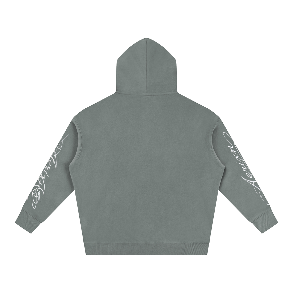 AERIXN Oversized Fleeced Hoodie — Signature Detail