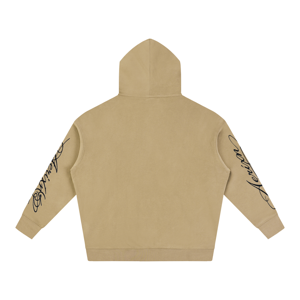 AERIXN Oversized Fleeced Hoodie — Signature Detail