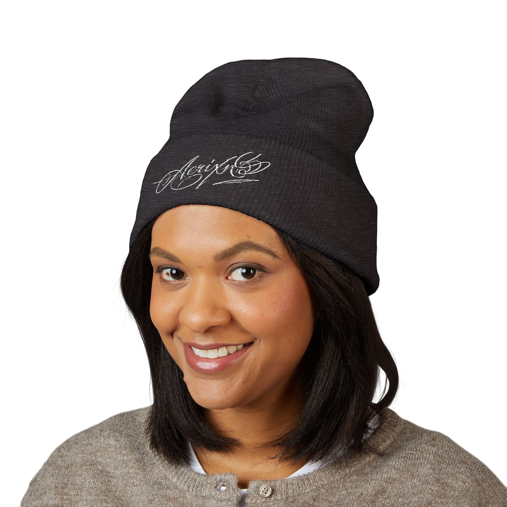 AERIXN Classic Cuffed Beanie — Embroidered