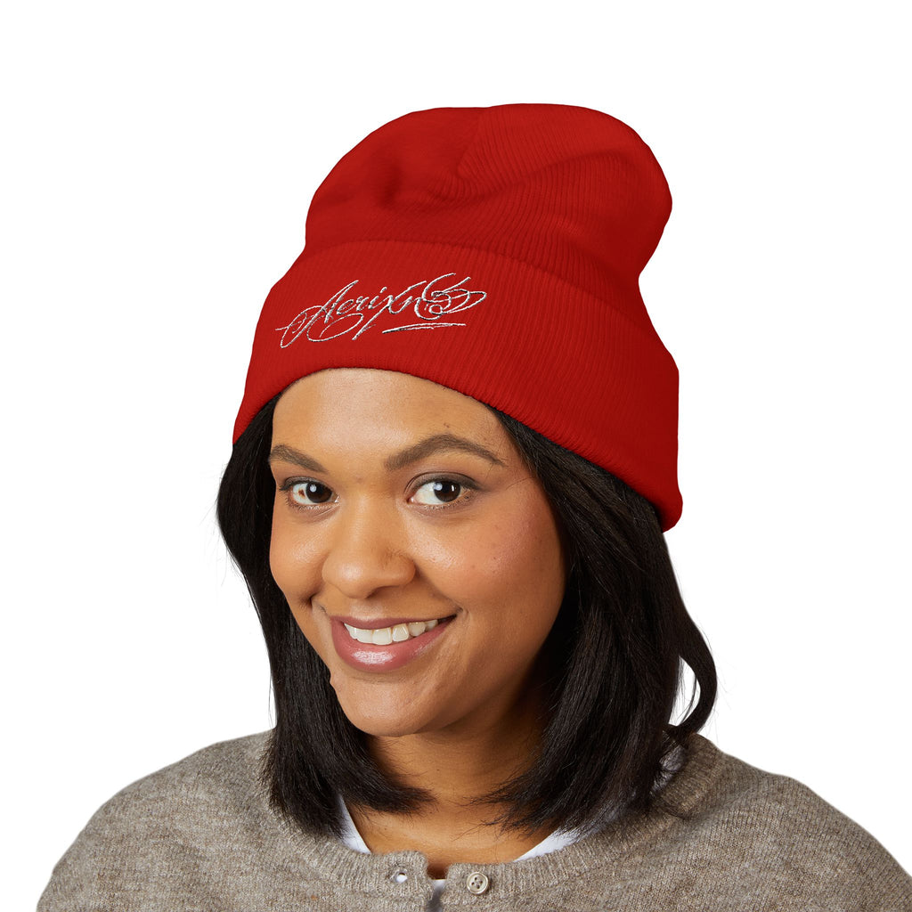 AERIXN Classic Cuffed Beanie — Embroidered