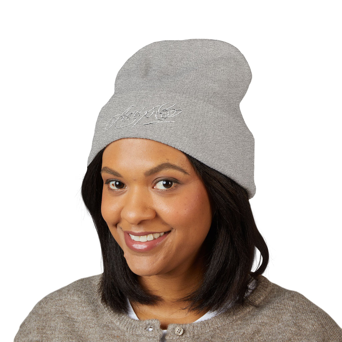 AERIXN Classic Cuffed Beanie — Embroidered