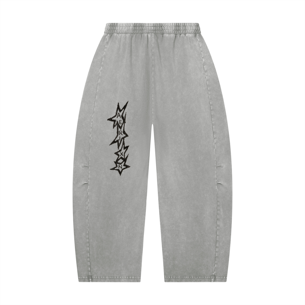 AERIXN Star Series — Mineral Wash Barrel Leg Pants