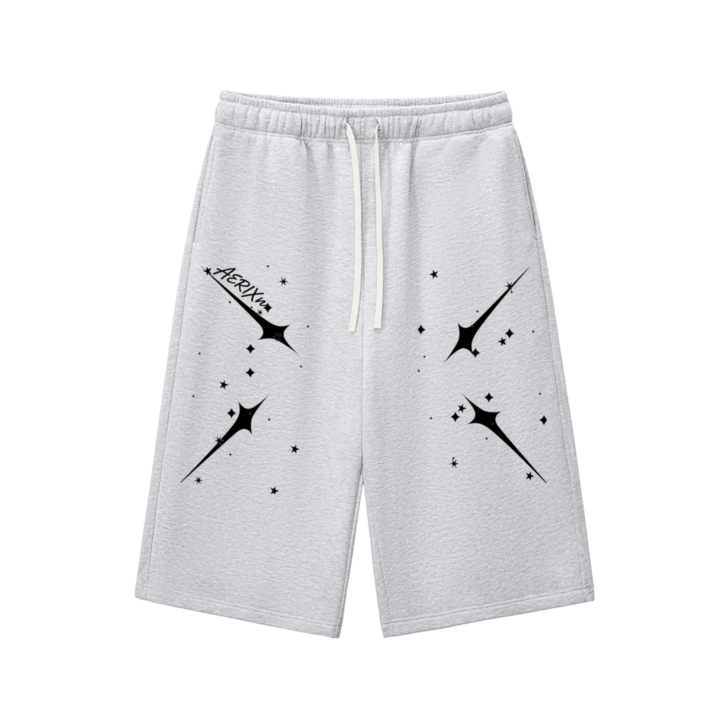 AERIXN Star Series — Relaxed Drawstring Three-Quarter Sweatpants