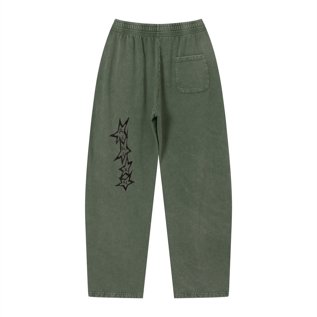 AERIXN Star Series — Vintage Wash Loose Sweatpants