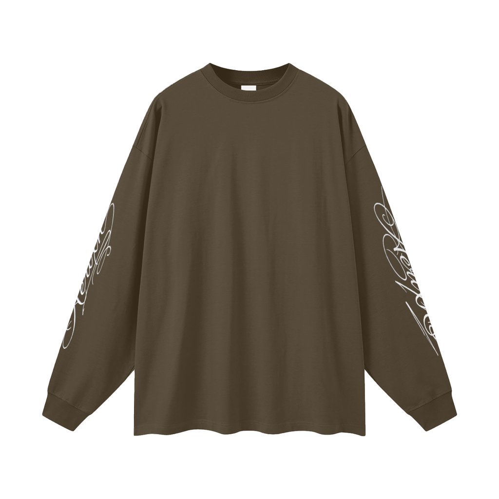 AERIXN Oversized Long Sleeve T-Shirt — Signature Sleeve Detail