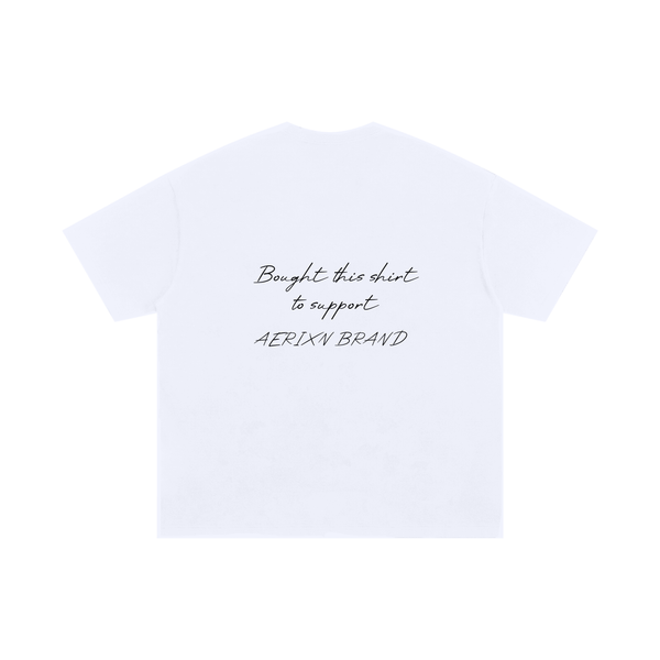 AERIXN Unisex Oversized Cotton T-Shirt - Support us T-Shirt
