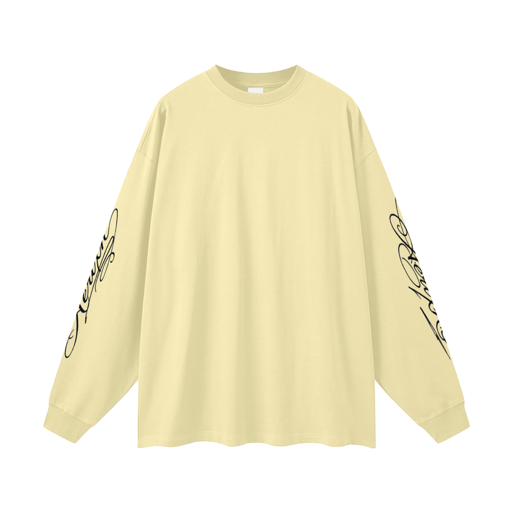 AERIXN Oversized Long Sleeve T-Shirt — Signature Sleeve Detail