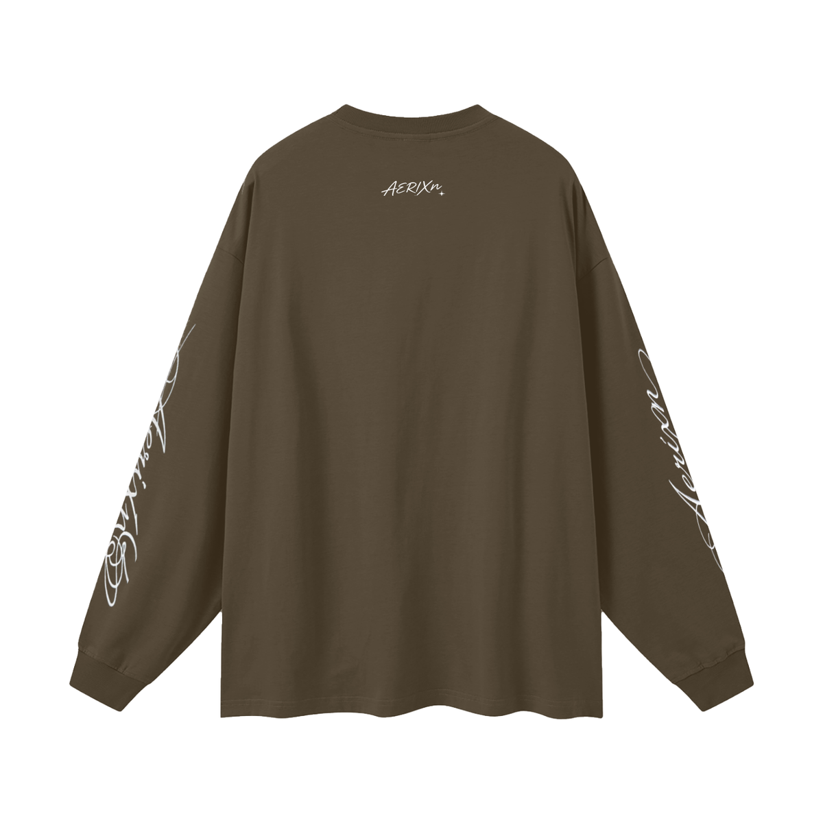 AERIXN Oversized Long Sleeve T-Shirt — Signature Sleeve Detail