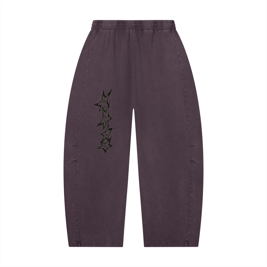 AERIXN Star Series — Mineral Wash Barrel Leg Pants