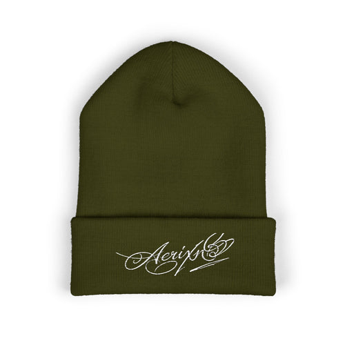 AERIXN Classic Cuffed Beanie — Embroidered
