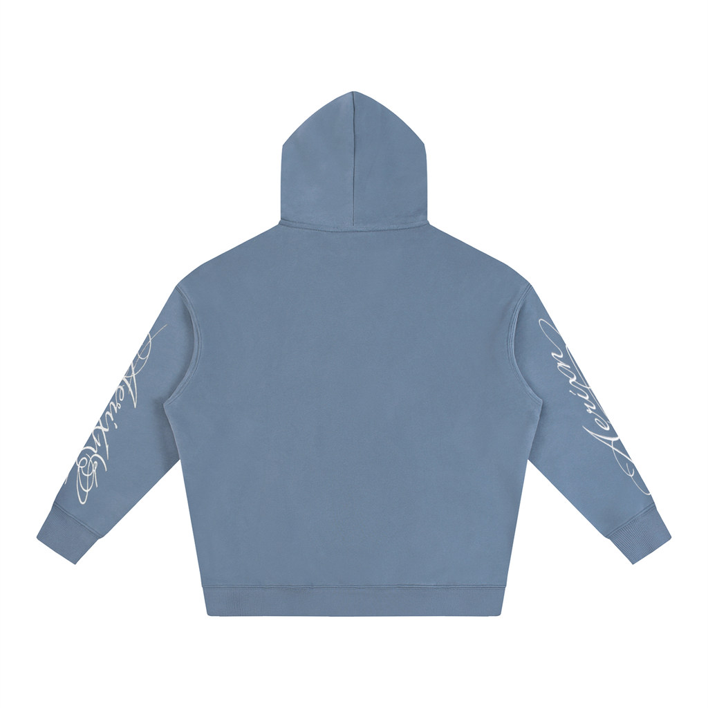 AERIXN Oversized Fleeced Hoodie — Signature Detail