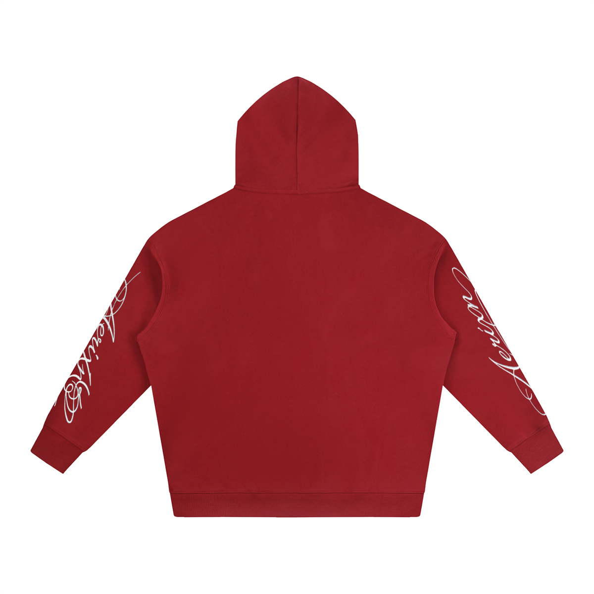 AERIXN Oversized Fleeced Hoodie — Signature Detail