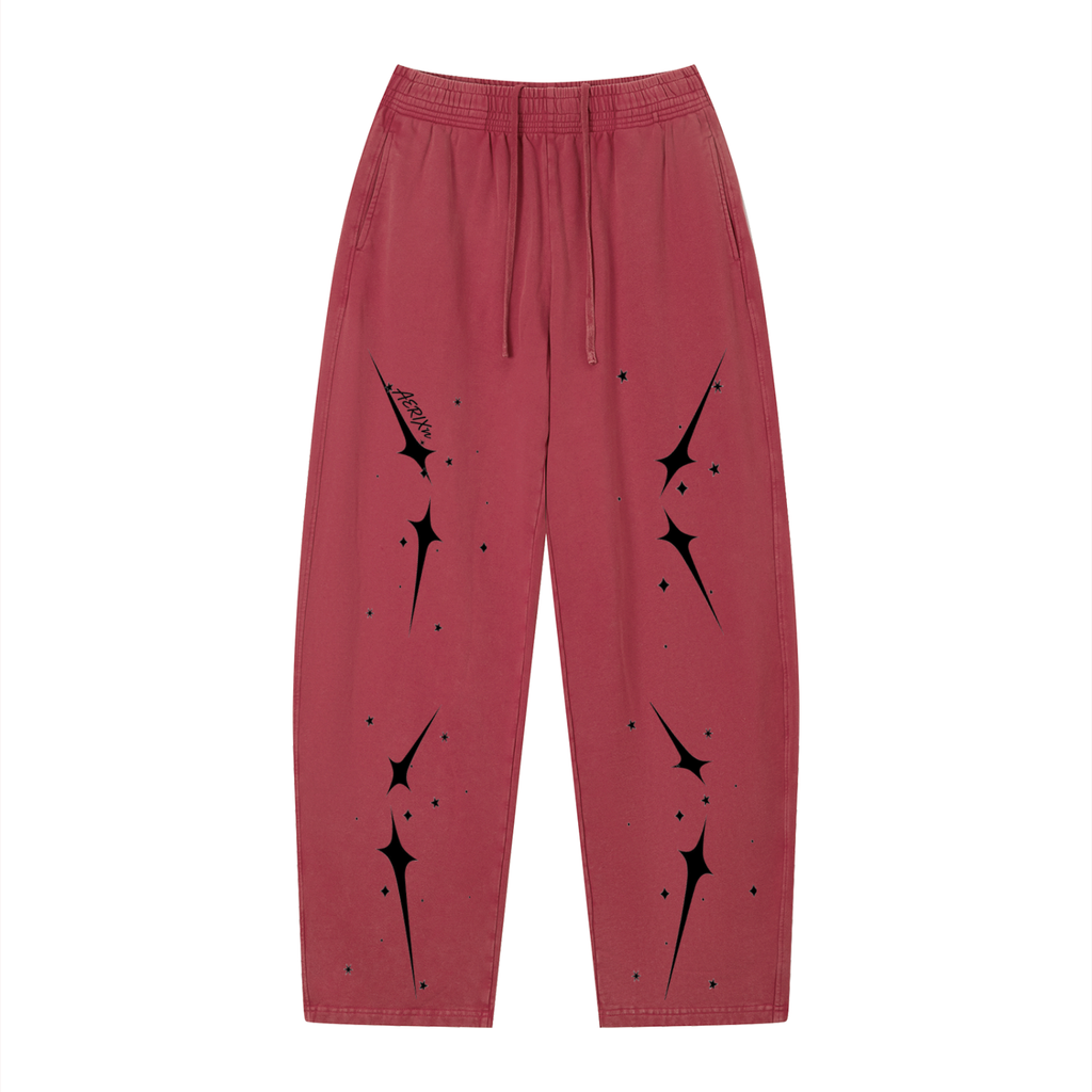 AERIXN Star Series — Vintage Wash Loose Sweatpants
