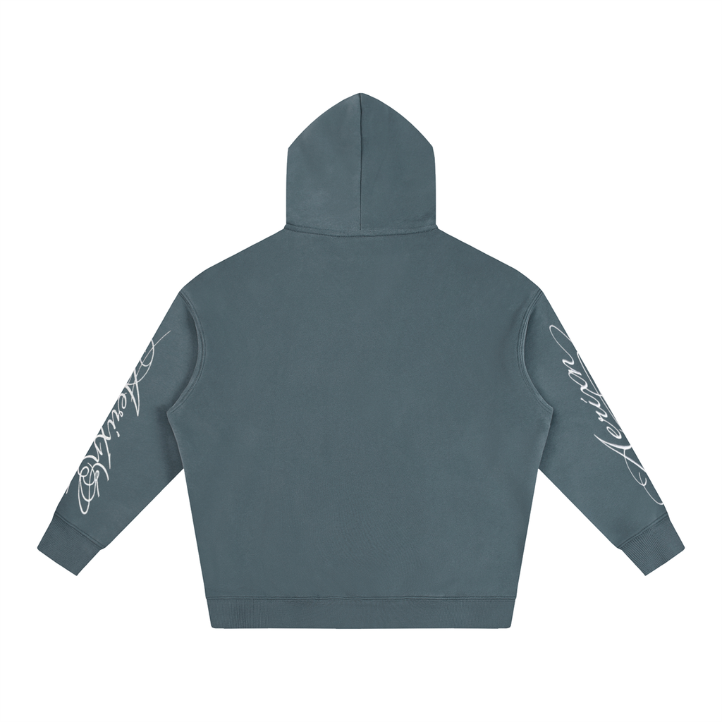 AERIXN Oversized Fleeced Hoodie — Signature Detail