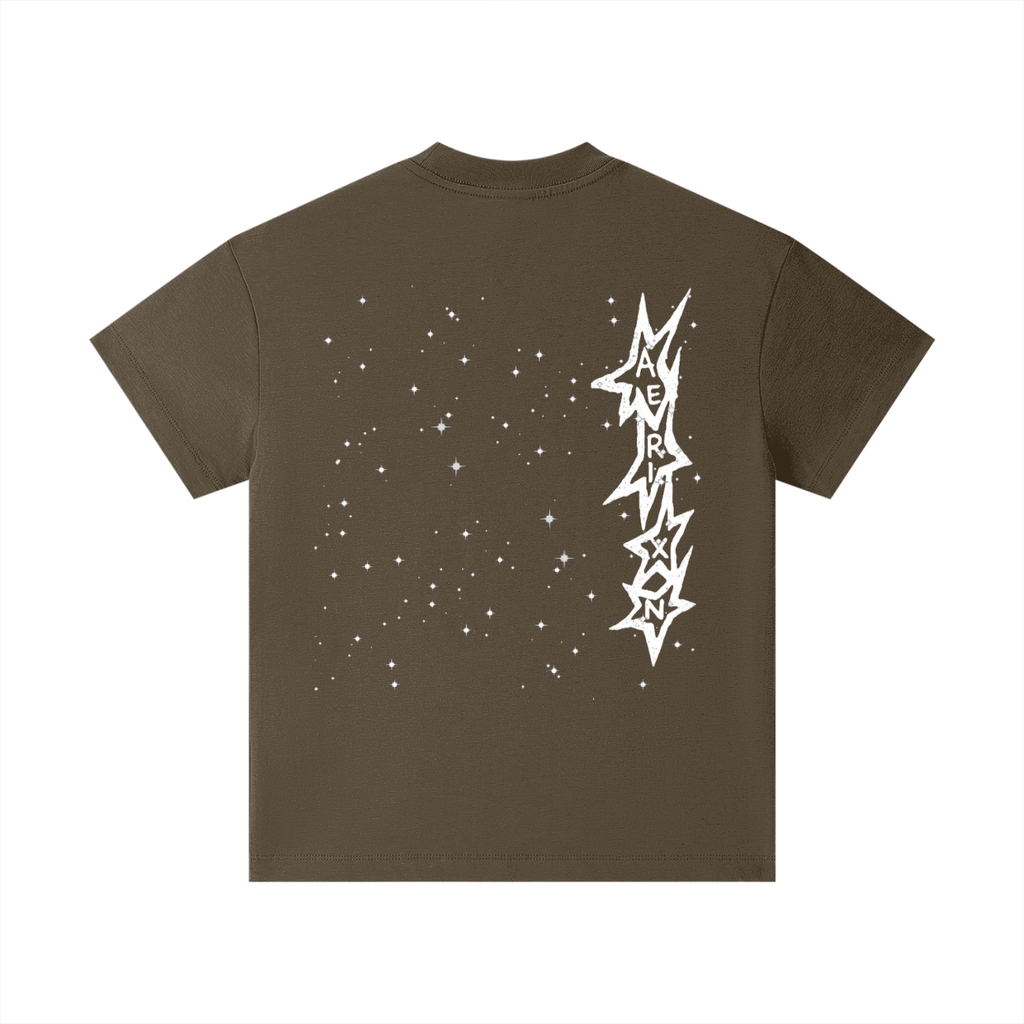 AERIXN Star Series — Essential Kids T-Shirt (White Stars)
