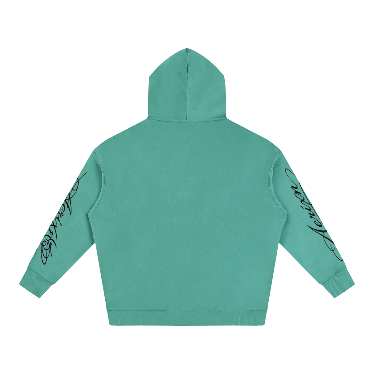 AERIXN Oversized Fleeced Hoodie — Signature Detail