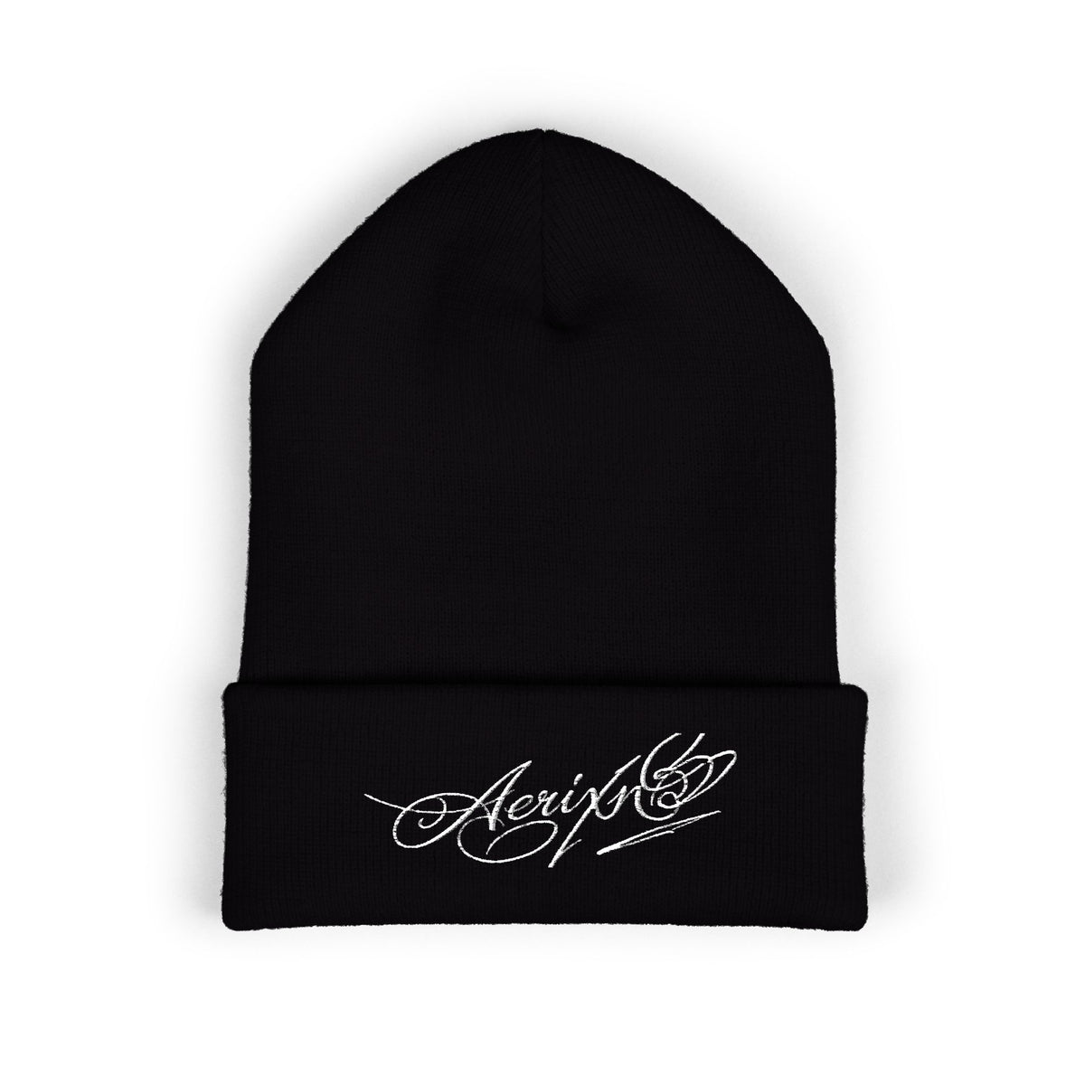 AERIXN Classic Cuffed Beanie — Embroidered