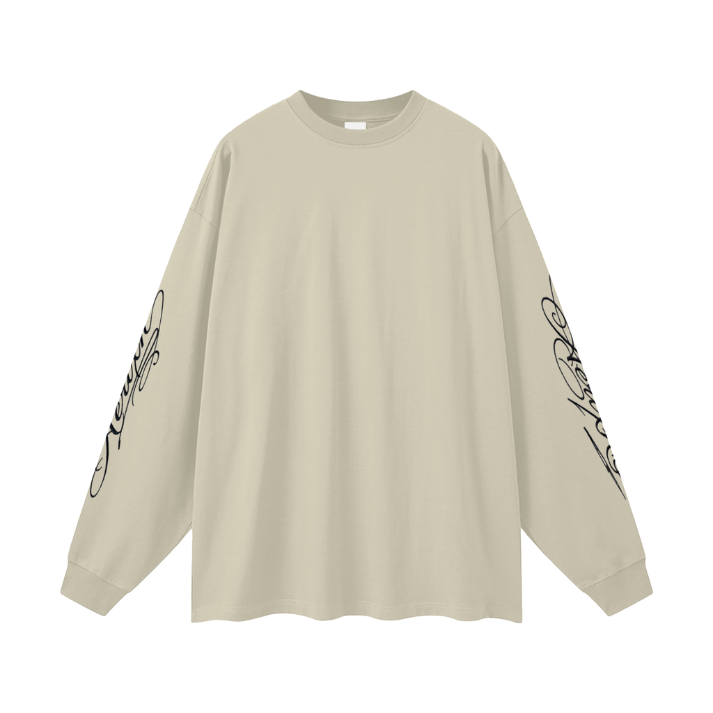 AERIXN Oversized Long Sleeve T-Shirt — Signature Sleeve Detail