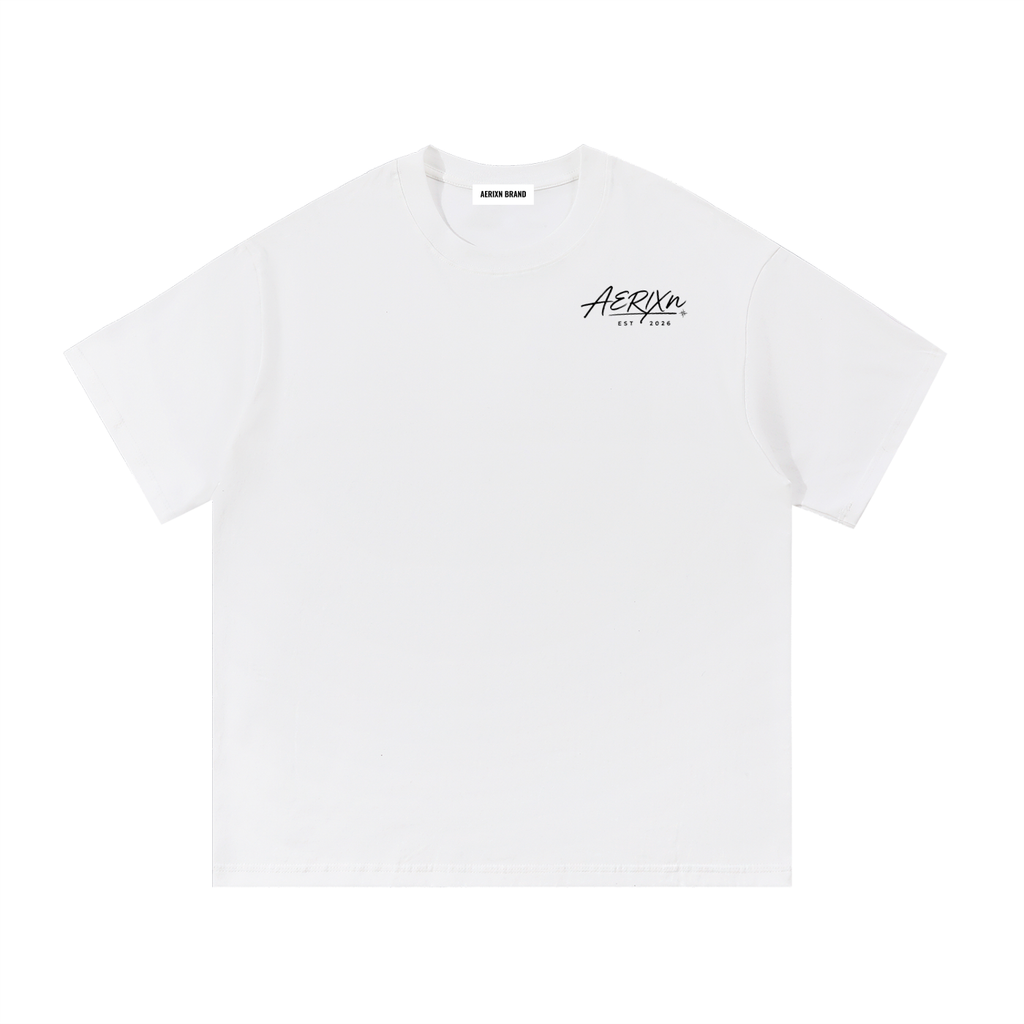 Aerixn Essential Cotton T-Shirt — White