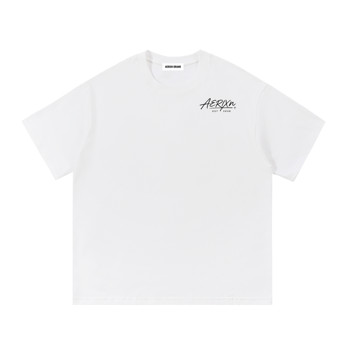 Aerixn Essential Cotton T-Shirt — White