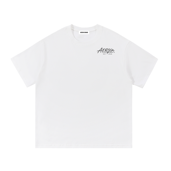 Aerixn Essential Cotton T-Shirt — White