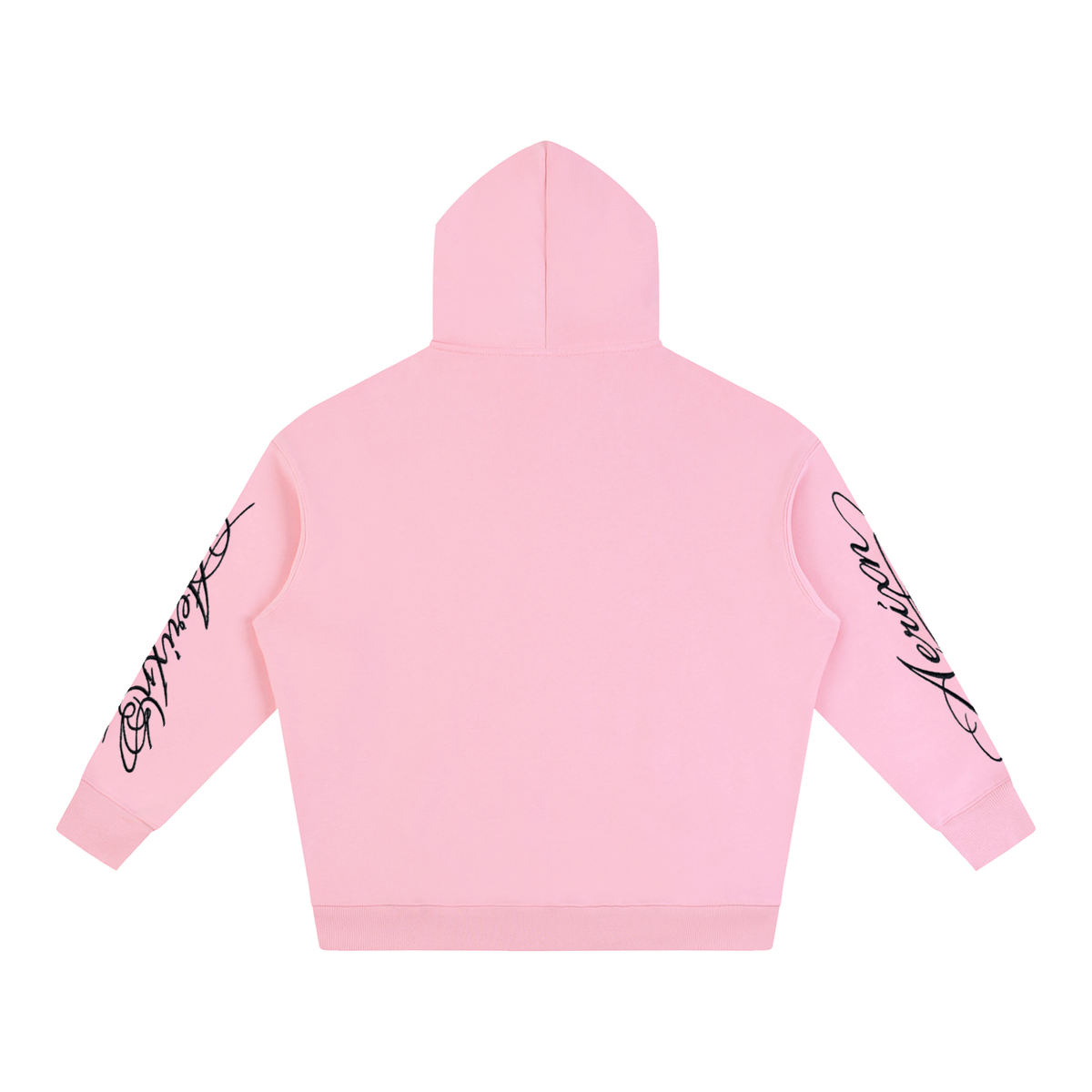 AERIXN Oversized Fleeced Hoodie — Signature Detail