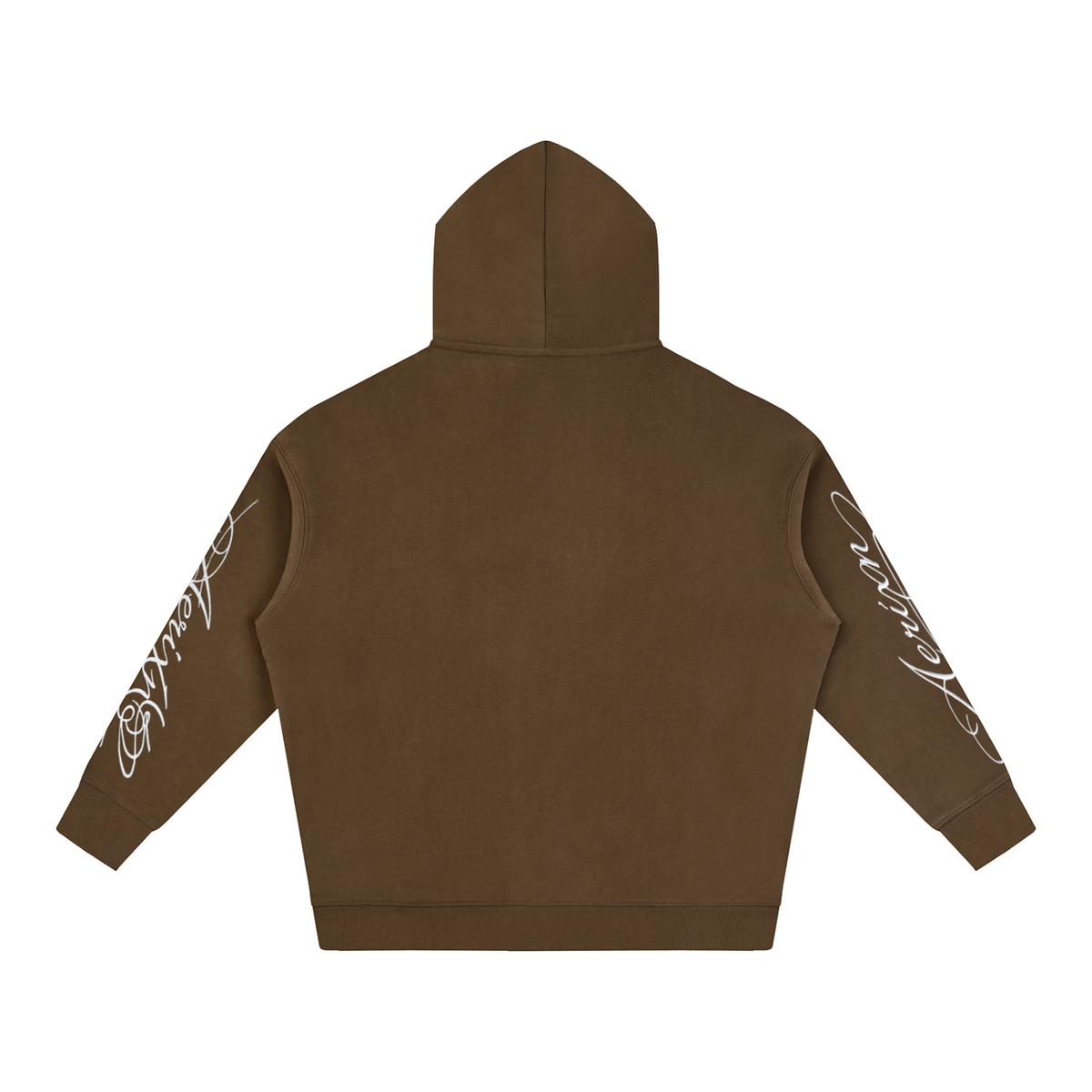 AERIXN Oversized Fleeced Hoodie — Signature Detail