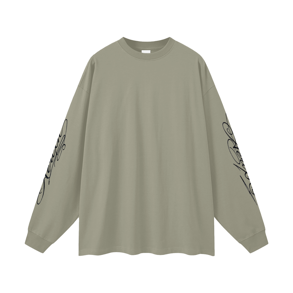 AERIXN Oversized Long Sleeve T-Shirt — Signature Sleeve Detail
