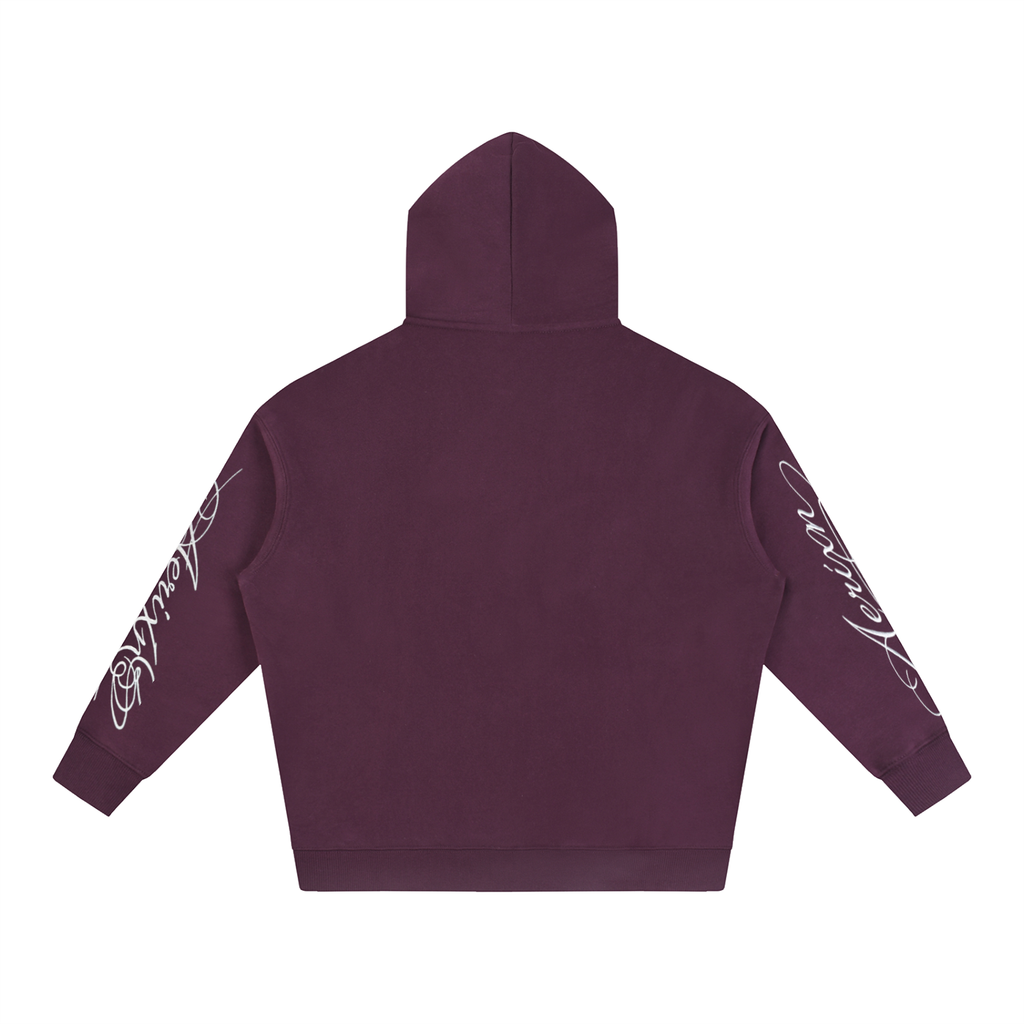 AERIXN Oversized Fleeced Hoodie — Signature Detail