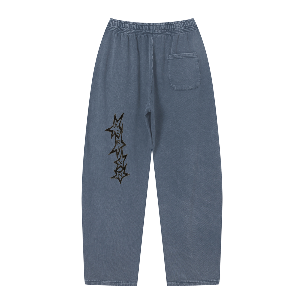 AERIXN Star Series — Vintage Wash Loose Sweatpants