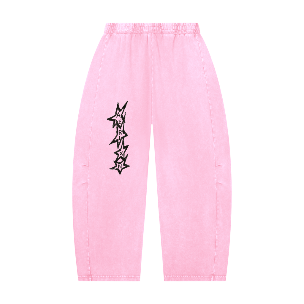 AERIXN Star Series — Mineral Wash Barrel Leg Pants