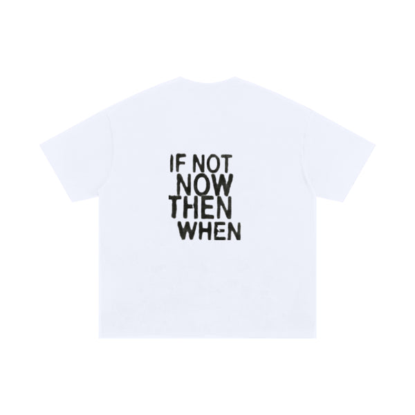 AERIXN Oversized Cotton T-Shirt — IF NOT NOW THEN WHEN