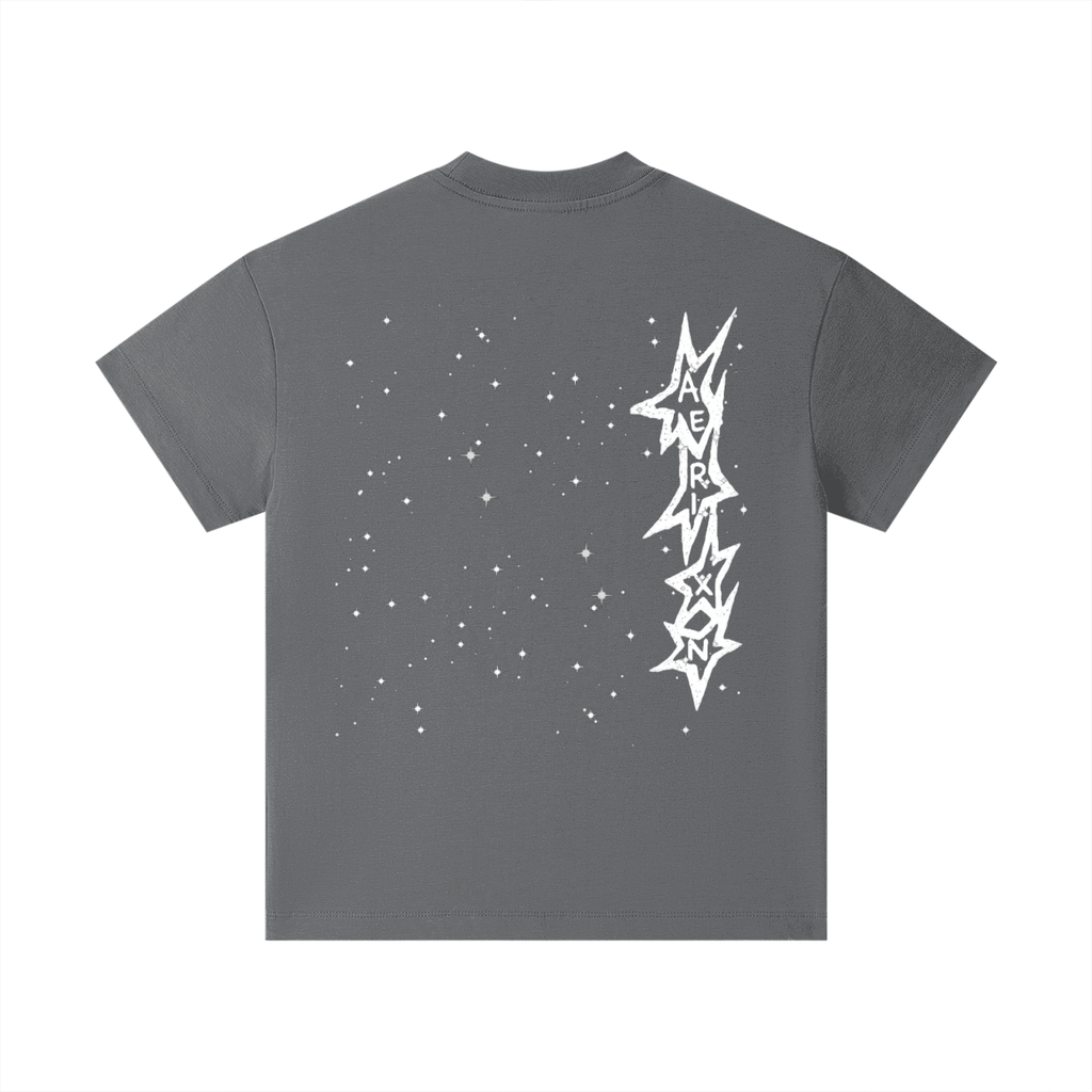 AERIXN Star Series — Essential Kids T-Shirt (White Stars)