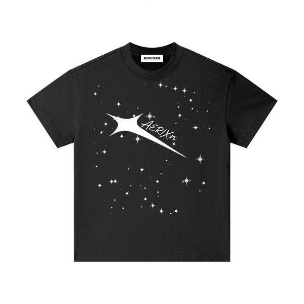 AERIXN Star Series — Essential Kids T-Shirt (White Stars)