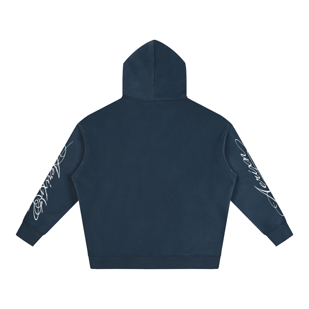 AERIXN Oversized Fleeced Hoodie — Signature Detail