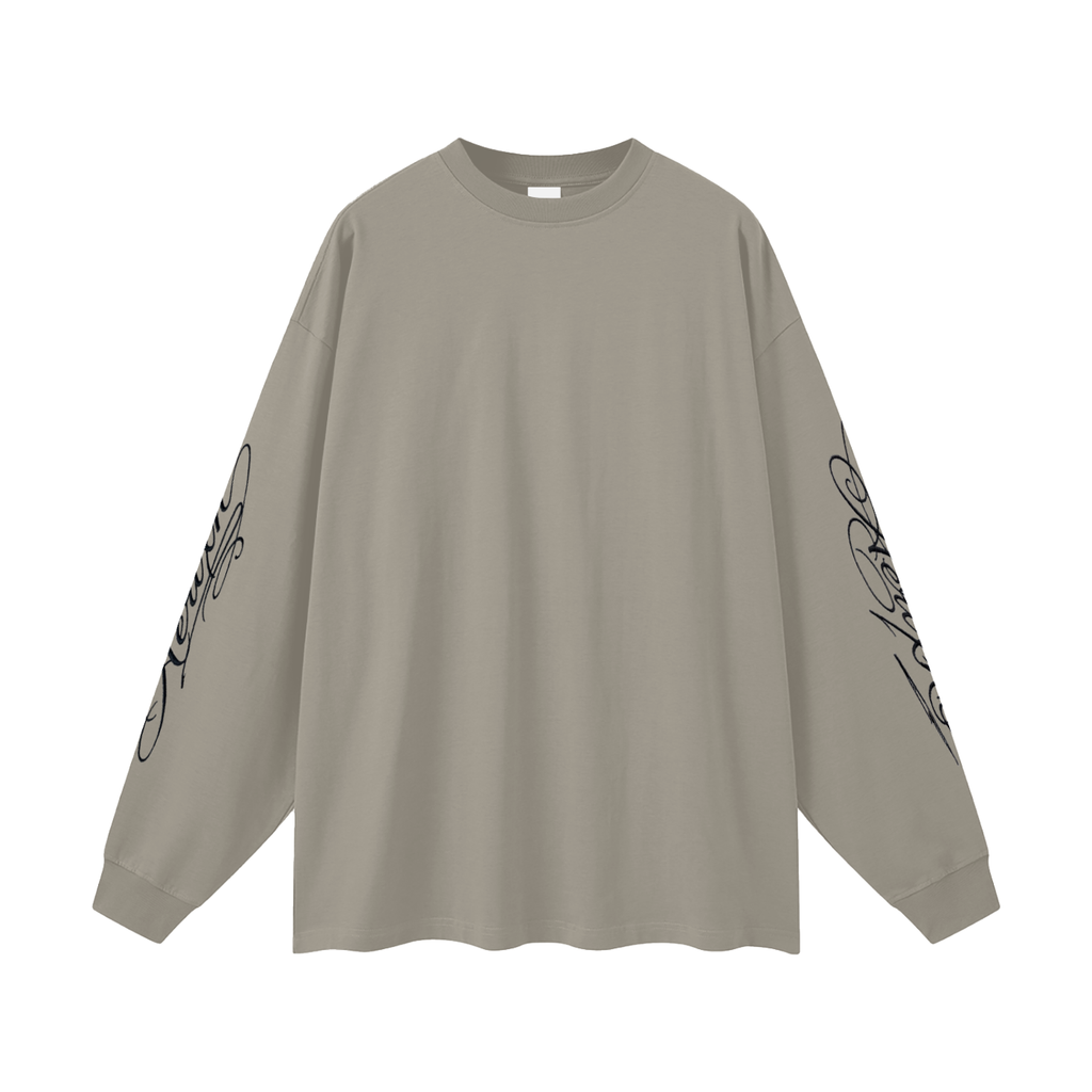 AERIXN Oversized Long Sleeve T-Shirt — Signature Sleeve Detail