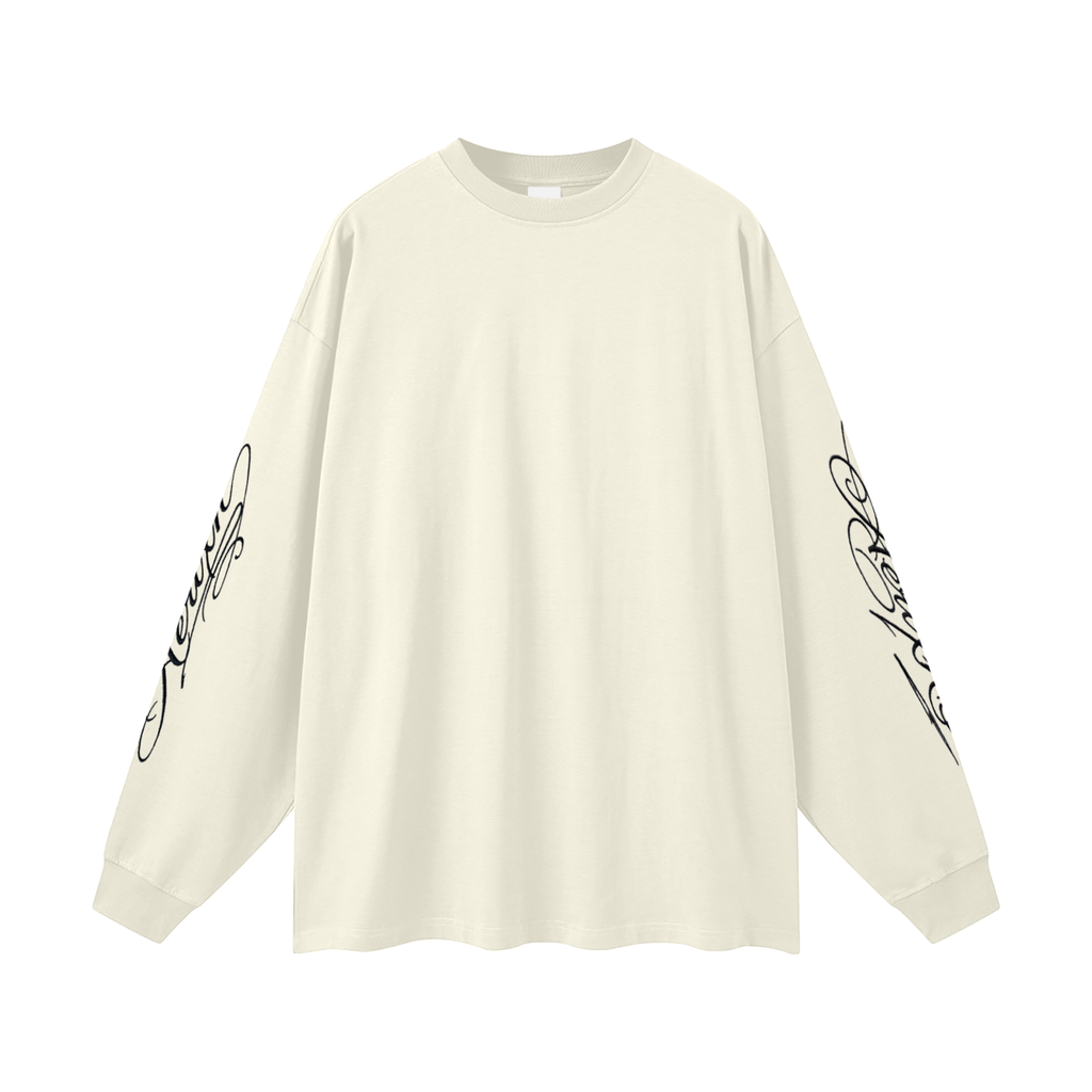 AERIXN Oversized Long Sleeve T-Shirt — Signature Sleeve Detail