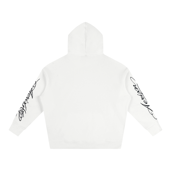 AERIXN Oversized Fleeced Hoodie — Signature Detail