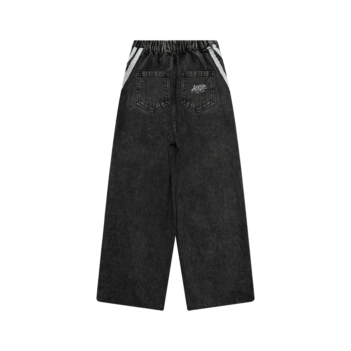 AERIXN Kid’s Vintage Wash Side Stripe Jeans — Signature Detail