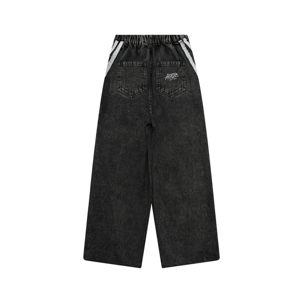 AERIXN Kid’s Vintage Wash Side Stripe Jeans — Signature Detail