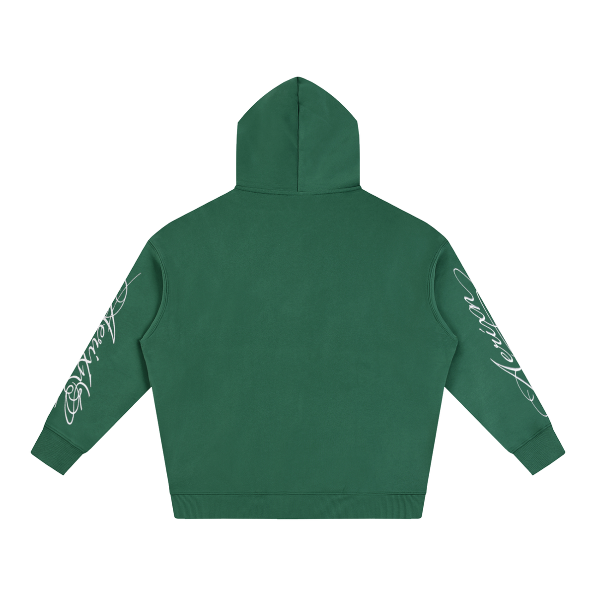 AERIXN Oversized Fleeced Hoodie — Signature Detail
