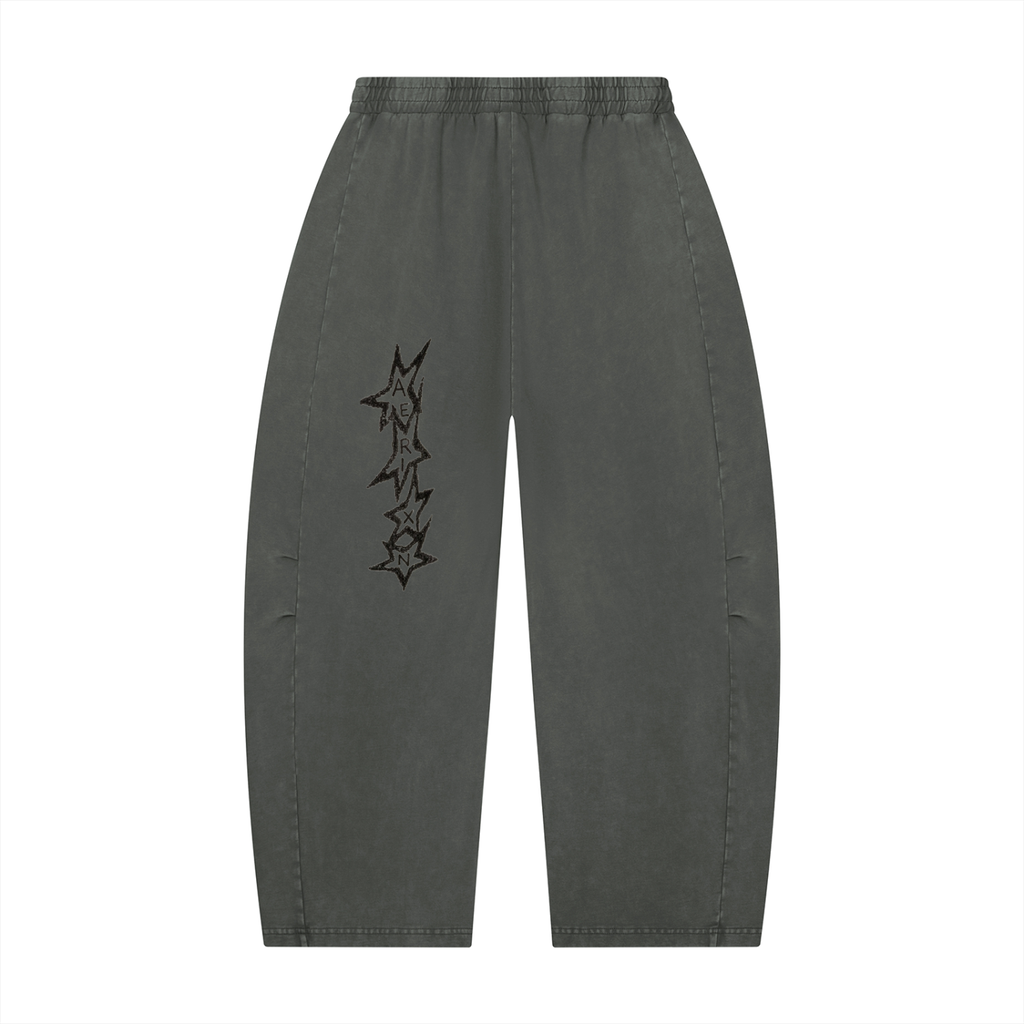 AERIXN Star Series — Mineral Wash Barrel Leg Pants